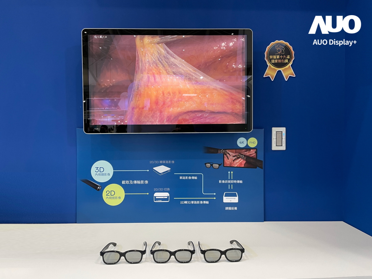 達擎寬視角3D醫療顯示器，協助醫護團隊成員於手術進行時，皆能看到一致性的3D影像，提高溝通效率，使手術更精準、快速完成達擎寬視角3D醫療顯示器，協助醫護團隊成員於手術進行時，皆能看到一致性的3D影像，提高溝通效率，使手術更精準、快速完成