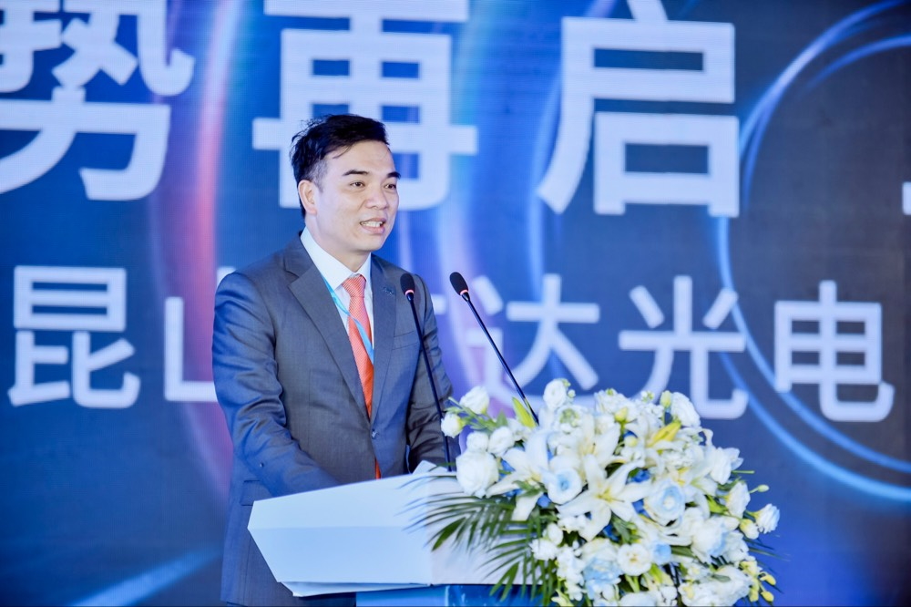 JNTY江南执行长暨总经理柯富仁于启用仪式致词