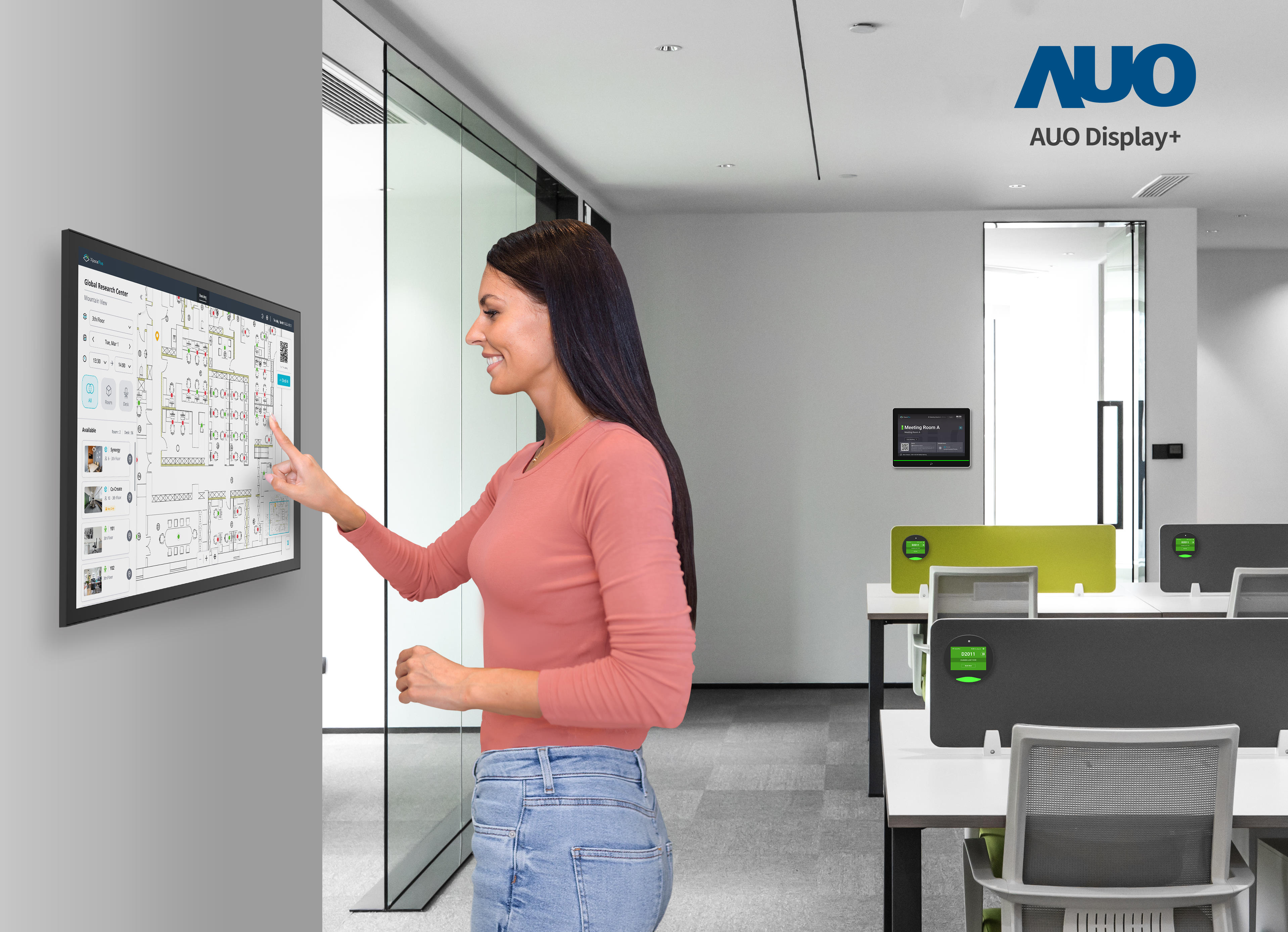 达擎会议空间管理解决方案可应用于空间预约和管理流程，将办公空间的查询、预约和保留等流程自动化，为用户提供更灵活、弹性的工作模式