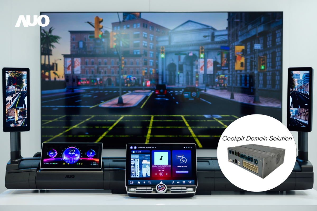 友達「智慧座艙域控解決方案」可做為車內運算的核心平台，驅動創新人機介面與豐富的座艙應用，獲得台灣精品標誌肯定