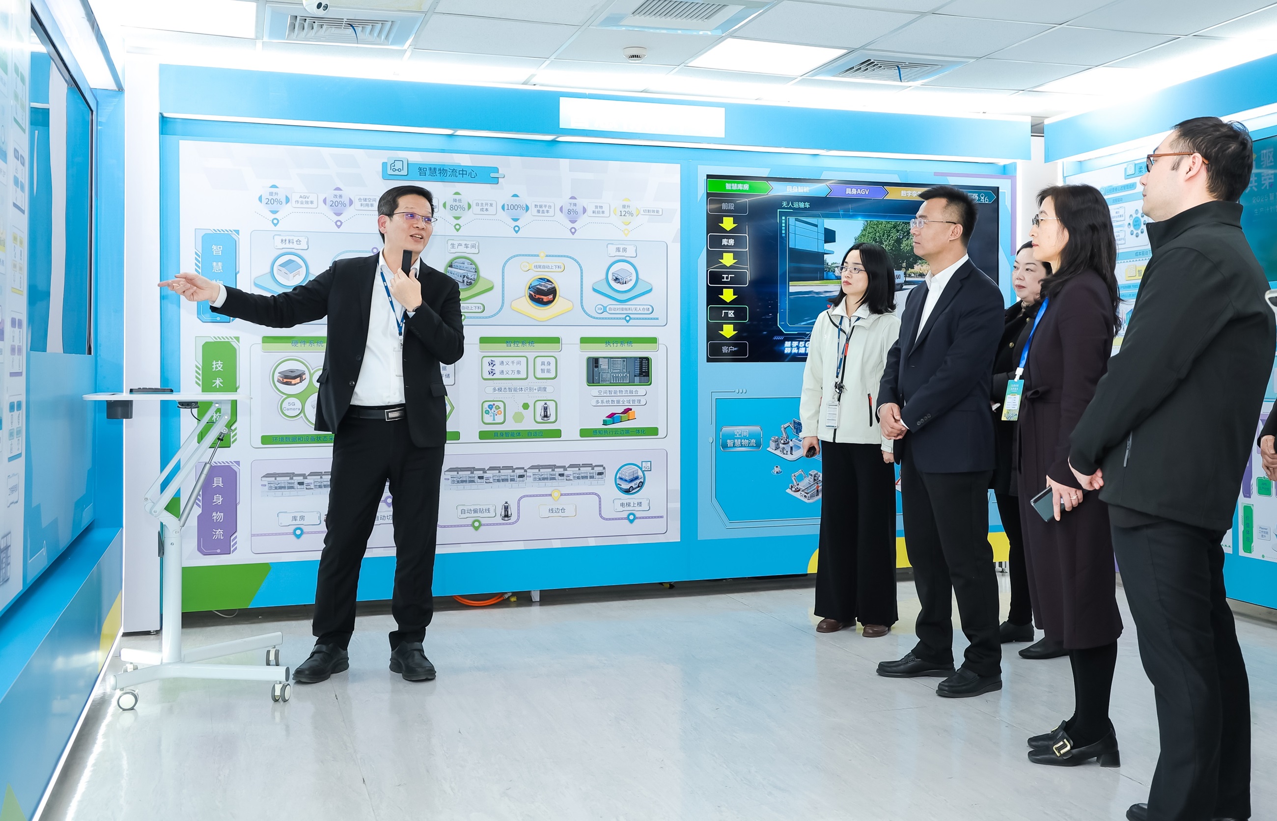 JNTY江南苏州展示&rdquo;智能体&rdquo;在工业场景的深度应用，与&rdquo;具身智能&rdquo;在生产场景的创新整合，全面升级生产与管理流程，构建全链路智能制造体系，打造柔性自主工厂